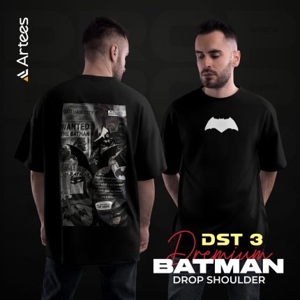 Premium Printed Drop Shoulder T-shirt- Batman DST 3