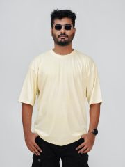 5 Pcs Premium Solid Drop Shoulder T-shirt- Combo 15 - Image 3