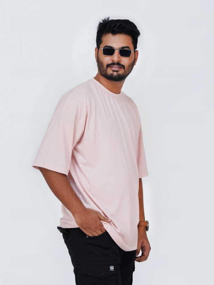 2 Pcs Premium Solid Drop Shoulder T-shirt- Combo 7 - Image 2