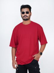 3 Pcs Premium Solid Drop Shoulder T-shirt- Combo 14 - Image 2