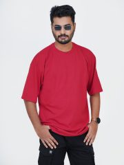2 Pcs Premium Solid Drop Shoulder T-shirt- Combo 5 - Image 3