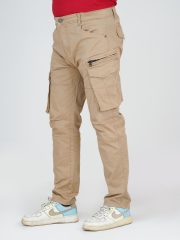 Premium Six Pockets Cargo Pants- Buiscuit - Image 2