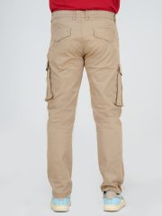 Premium Six Pockets Cargo Pants- Buiscuit - Image 3