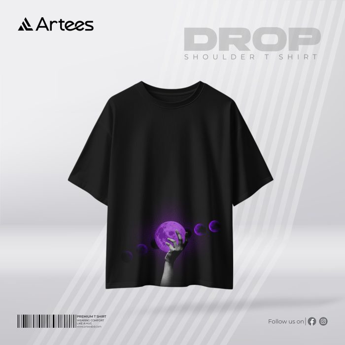 Premium Printed Drop Shoulder T-shirt - Image 1