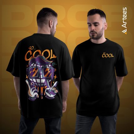 Premium Printed Drop Shoulder T-shirt- So Cool