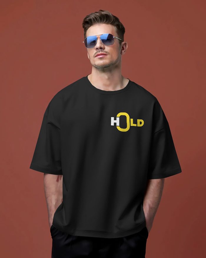Mens Premium Printed Drop Shoulder T-shirt - Image 1