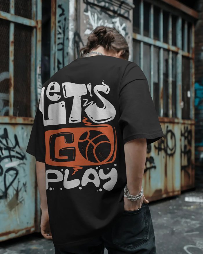 Premium Printed Drop Shoulder T-shirt - Image 1