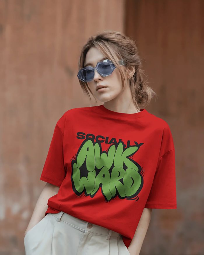 Premium Printed Drop Shoulder T-shirt - Image 1