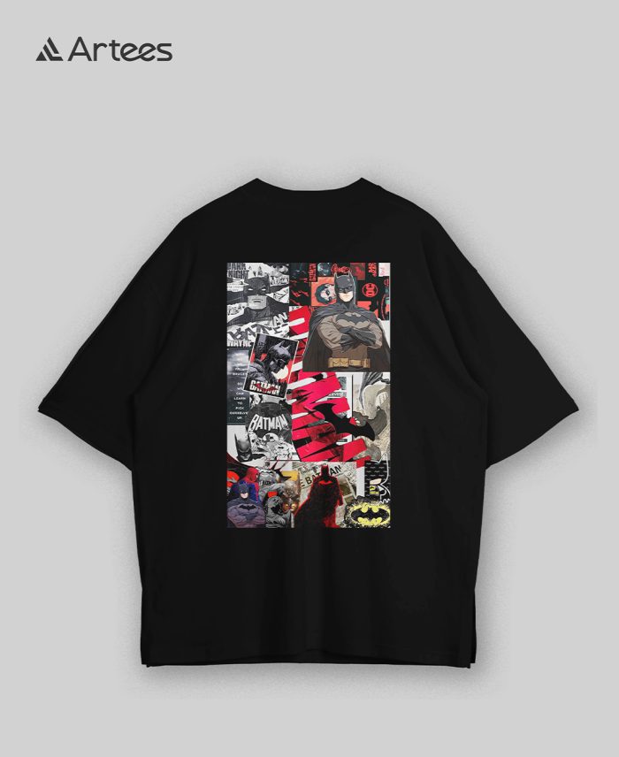 Premium Printed Drop Shoulder T-shirt- Batman - Image 1
