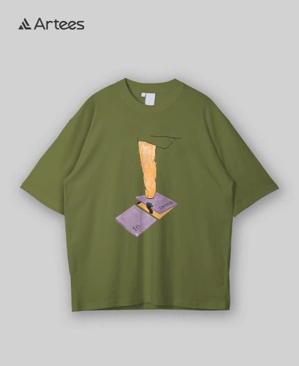 Premium Printed Drop Shoulder T-shirt- fn+control