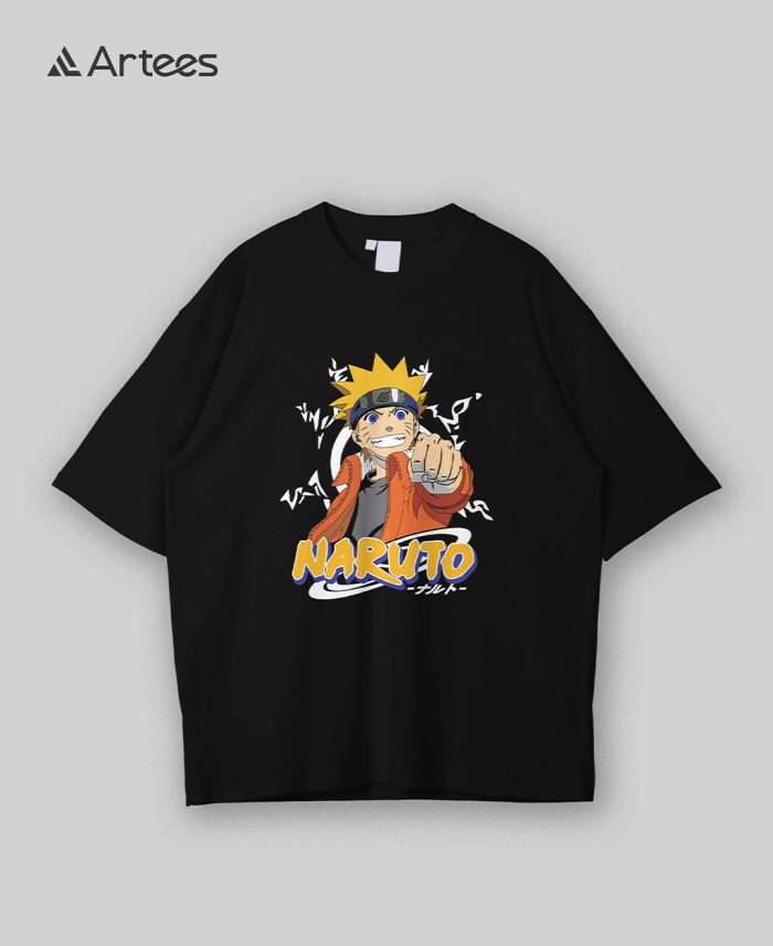 Premium Printed Anime Drop Shoulder T-shirt - Image 1