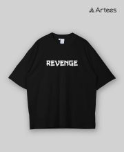 Premium Printed Drop Shoulder T-shirt- Revenge - Image 2